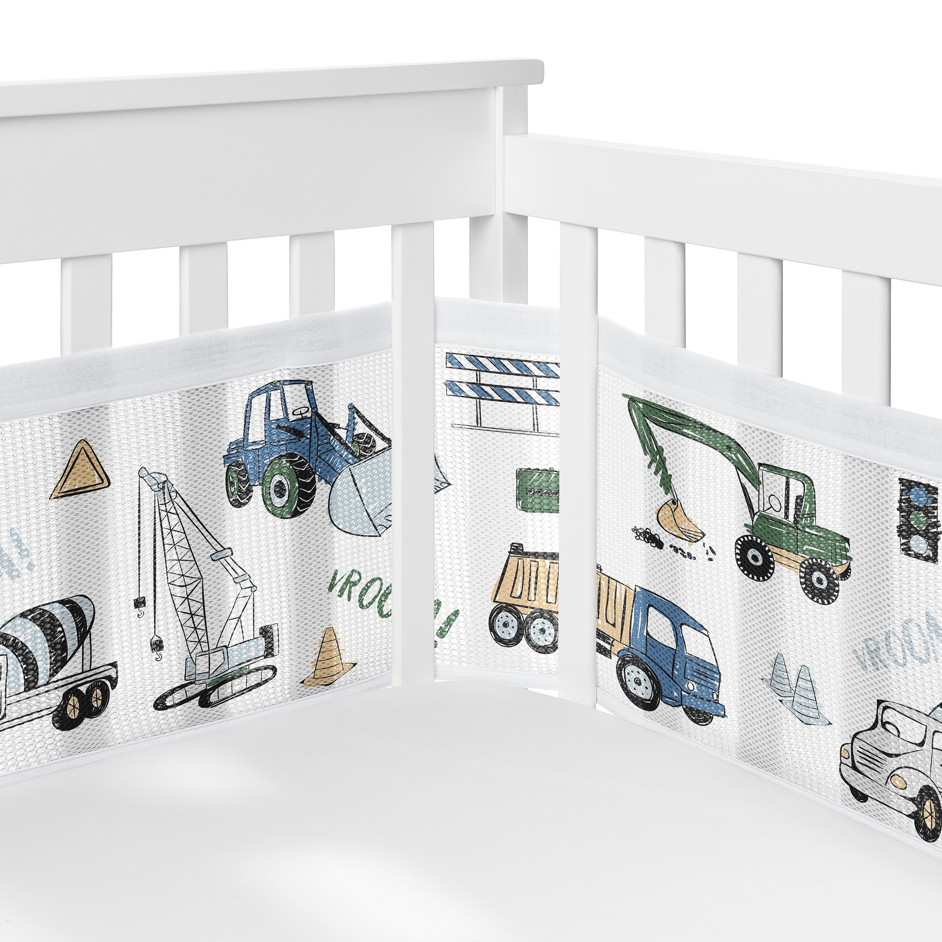 Green Blue Construction Truck Boy Sweet Jojo Designs